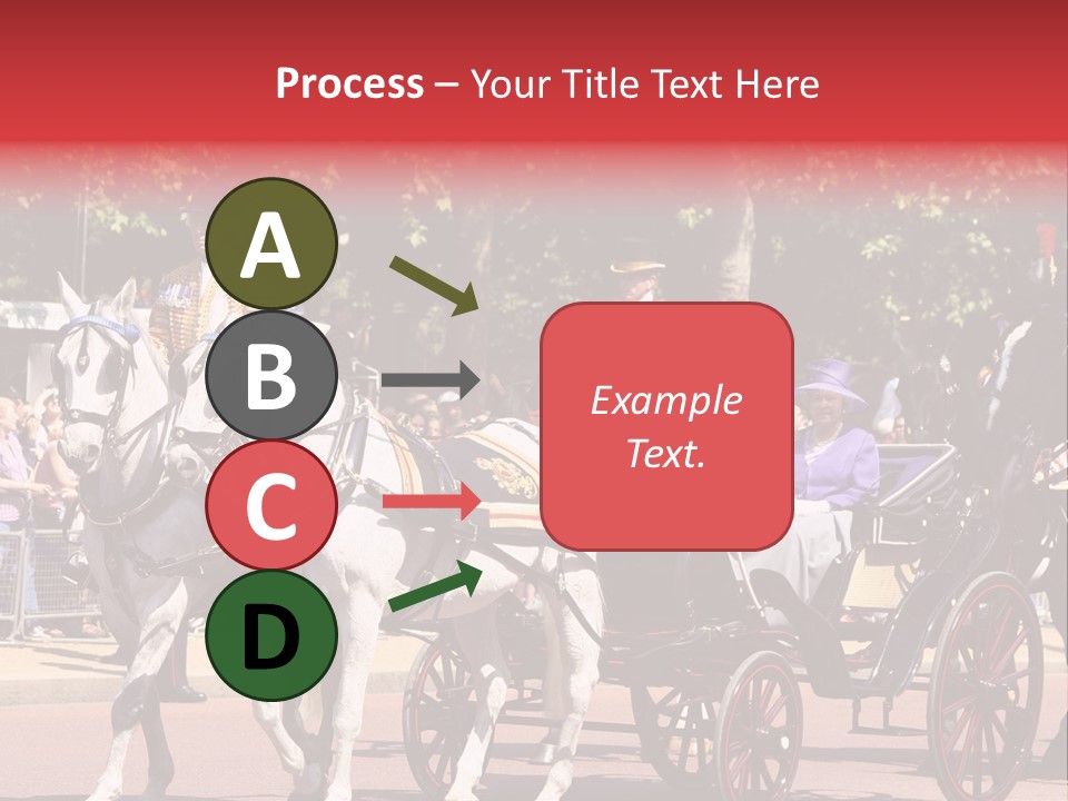 June Trooping The Colour London PowerPoint Template