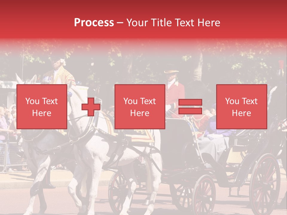 June Trooping The Colour London PowerPoint Template