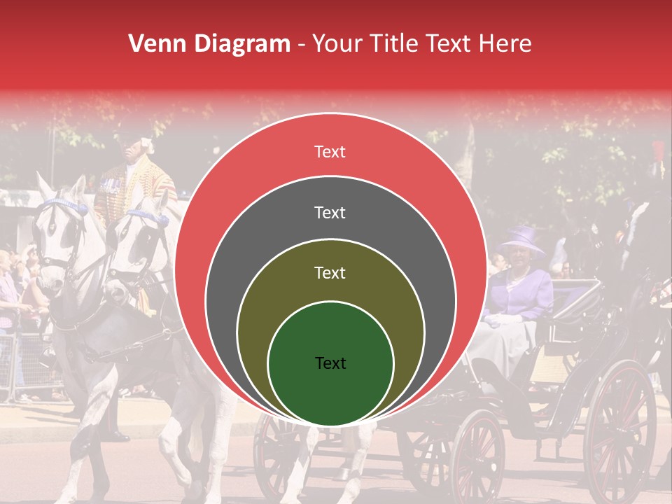 June Trooping The Colour London PowerPoint Template