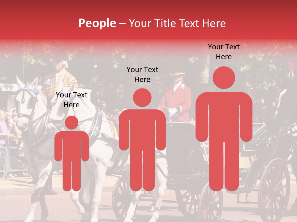 June Trooping The Colour London PowerPoint Template