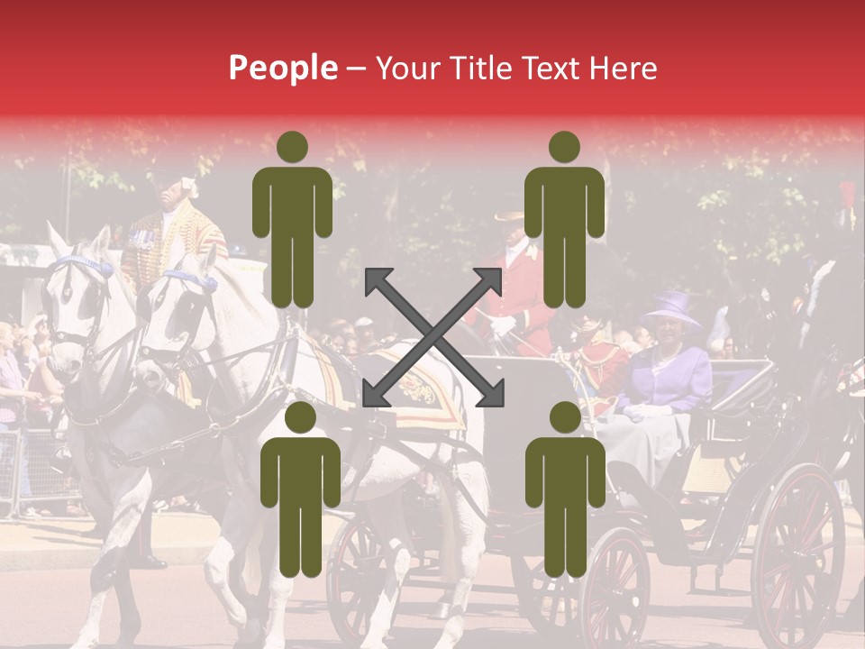 June Trooping The Colour London PowerPoint Template