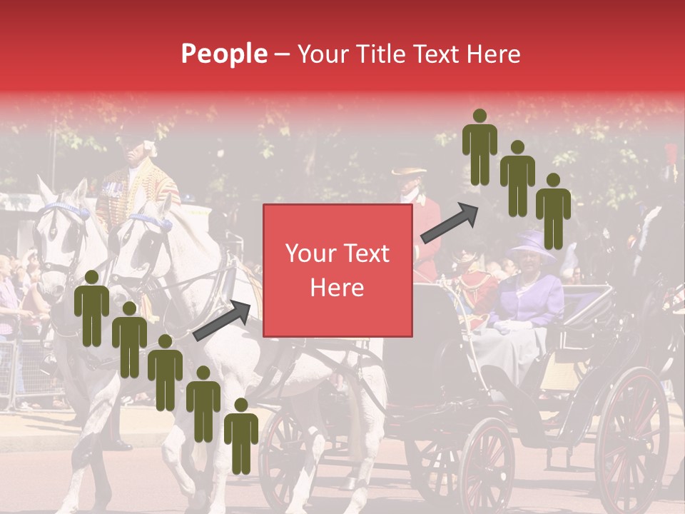 June Trooping The Colour London PowerPoint Template