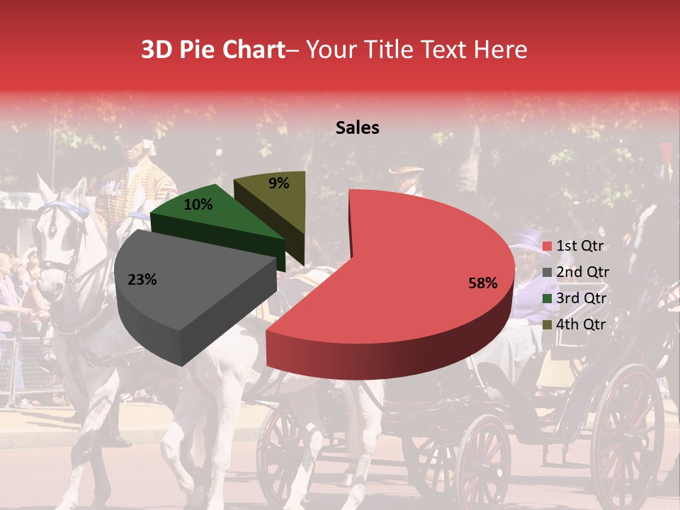 June Trooping The Colour London PowerPoint Template