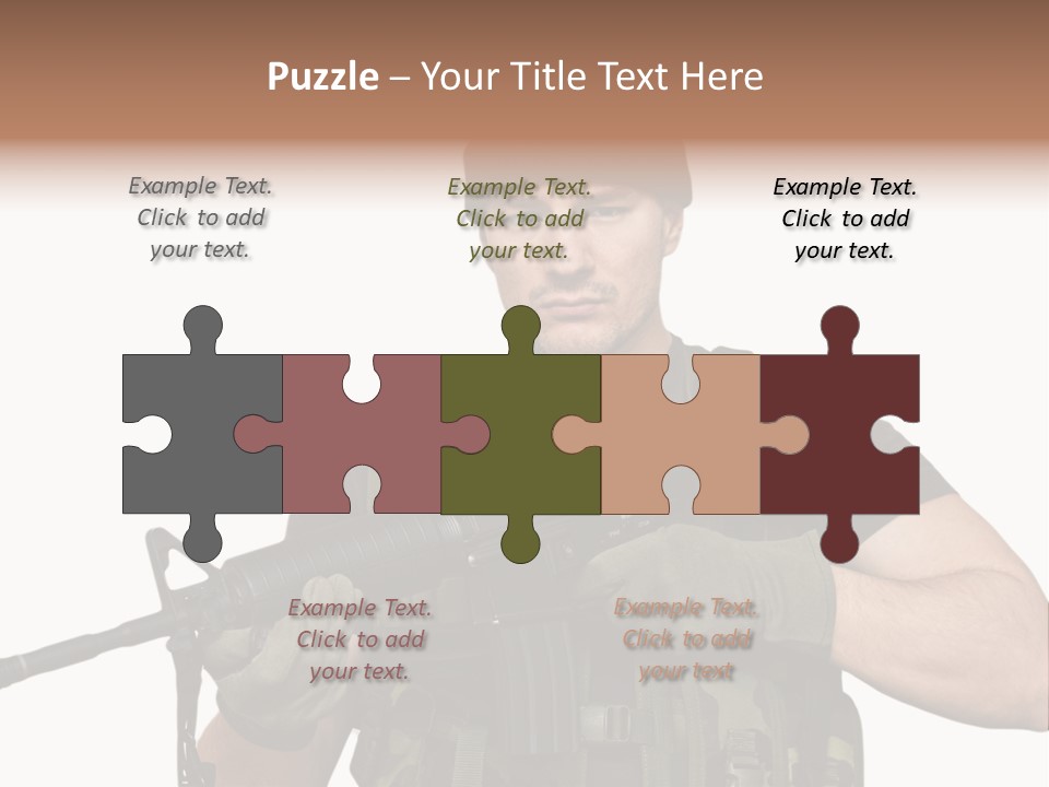 Male Portrait Man PowerPoint Template