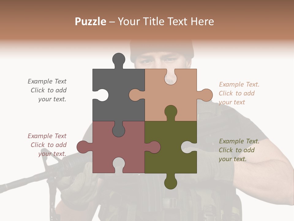 Male Portrait Man PowerPoint Template