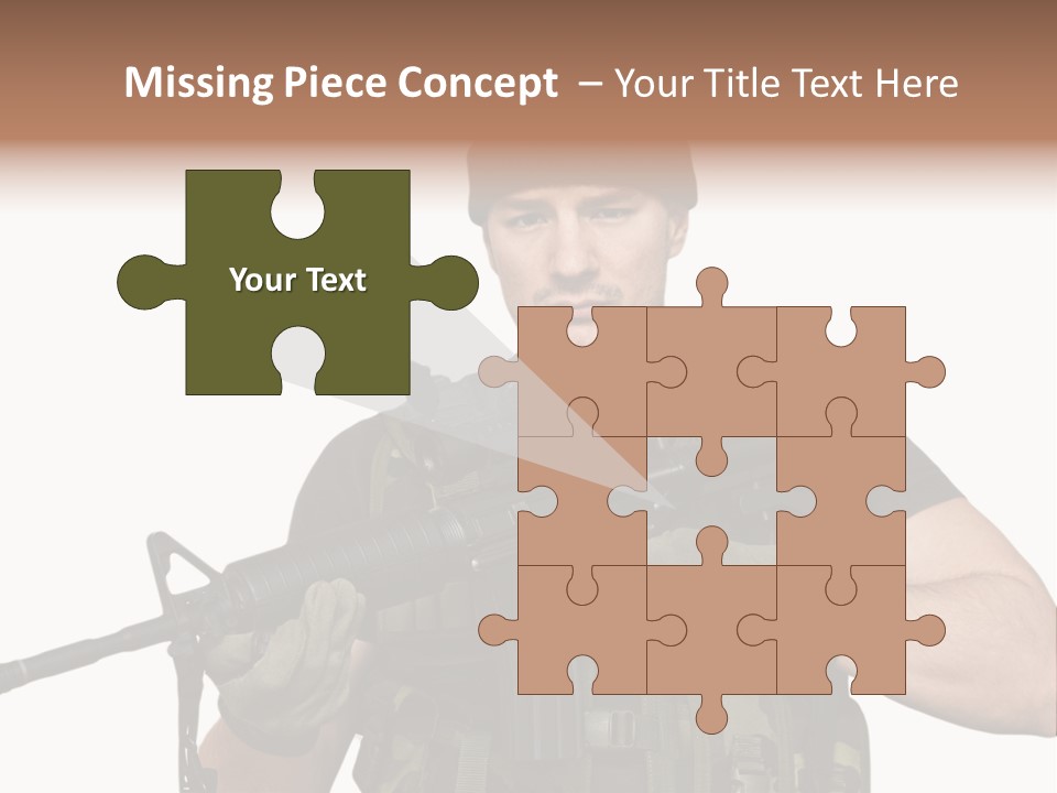 Male Portrait Man PowerPoint Template