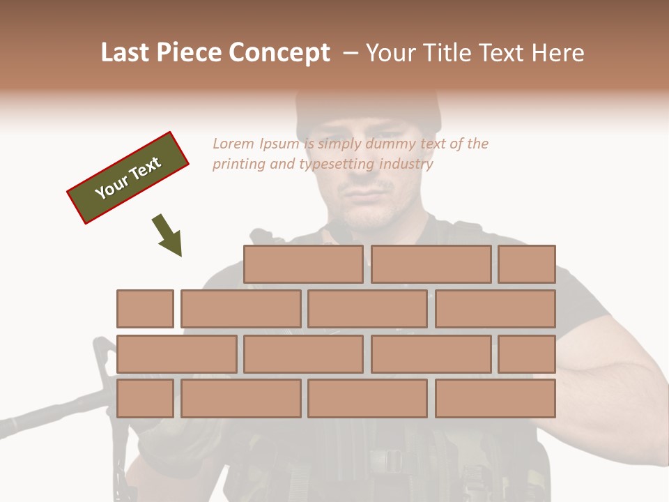 Male Portrait Man PowerPoint Template