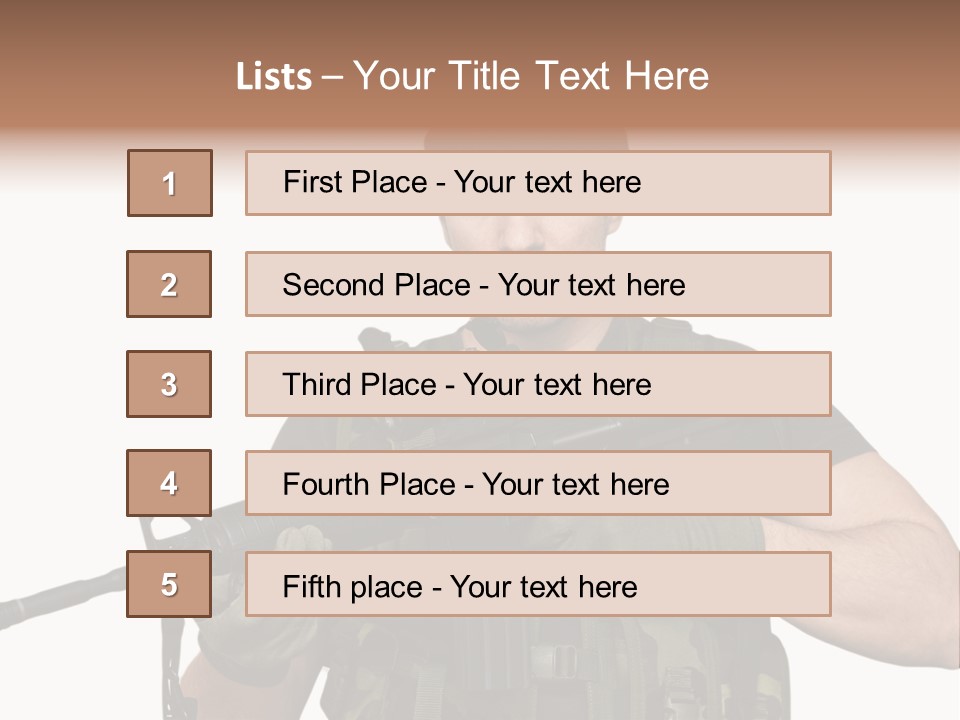 Male Portrait Man PowerPoint Template