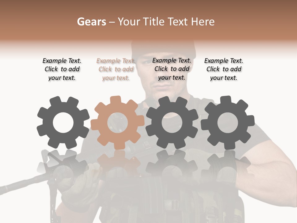 Male Portrait Man PowerPoint Template