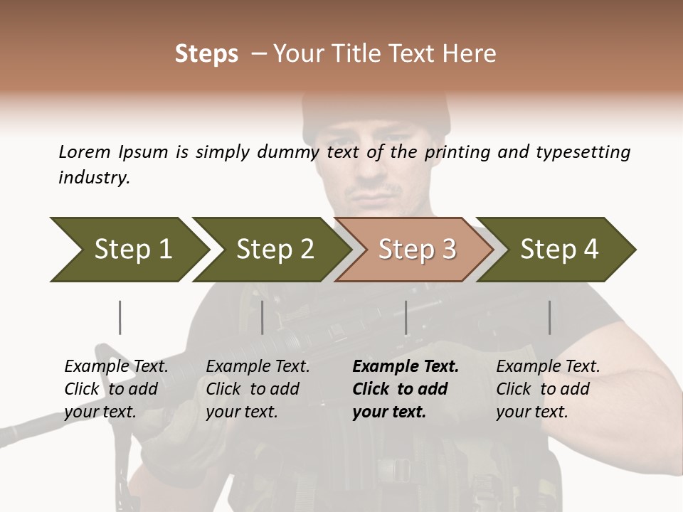 Male Portrait Man PowerPoint Template