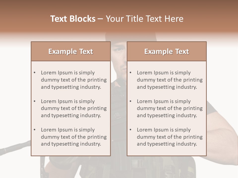 Male Portrait Man PowerPoint Template