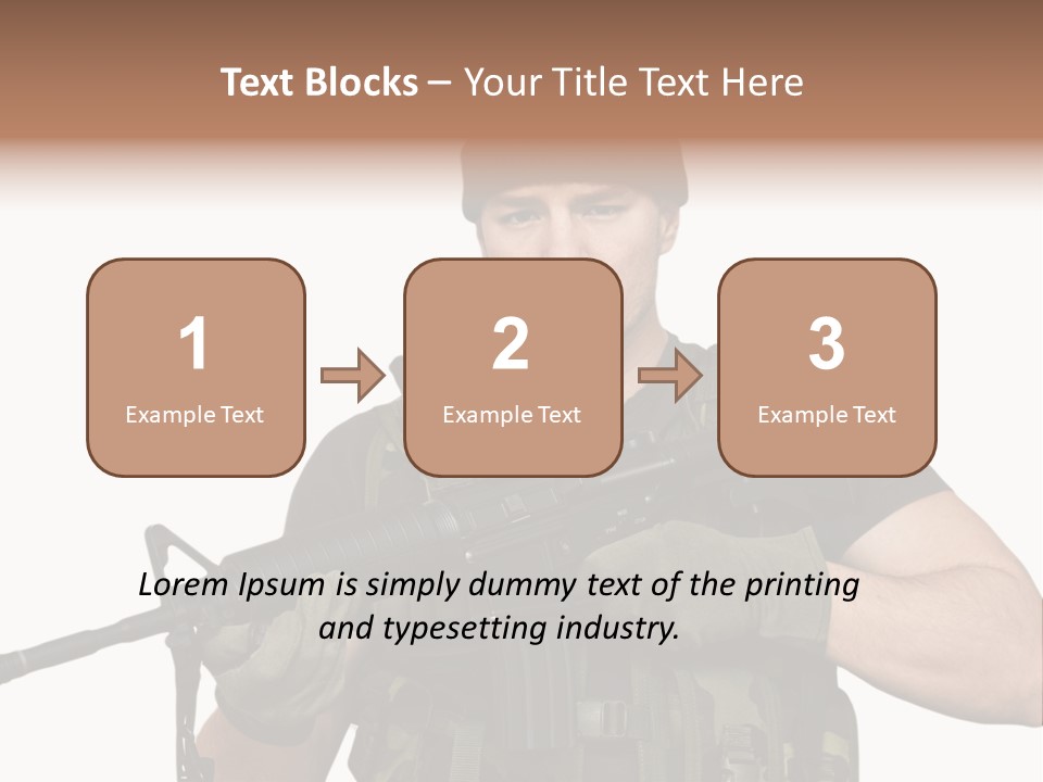 Male Portrait Man PowerPoint Template