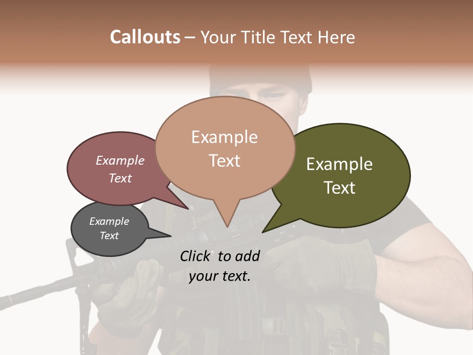 Male Portrait Man PowerPoint Template