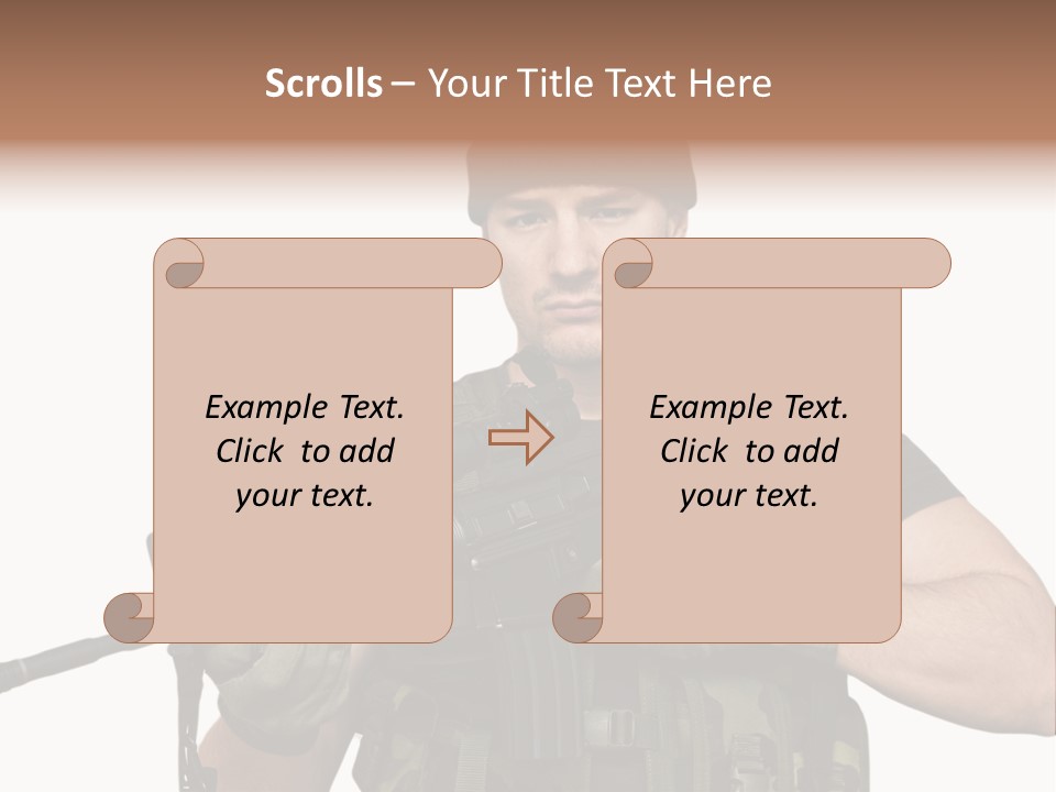 Male Portrait Man PowerPoint Template