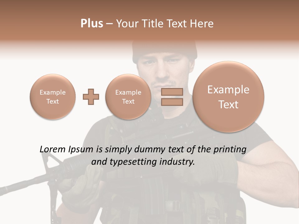 Male Portrait Man PowerPoint Template