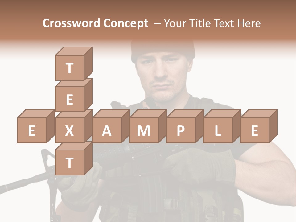 Male Portrait Man PowerPoint Template