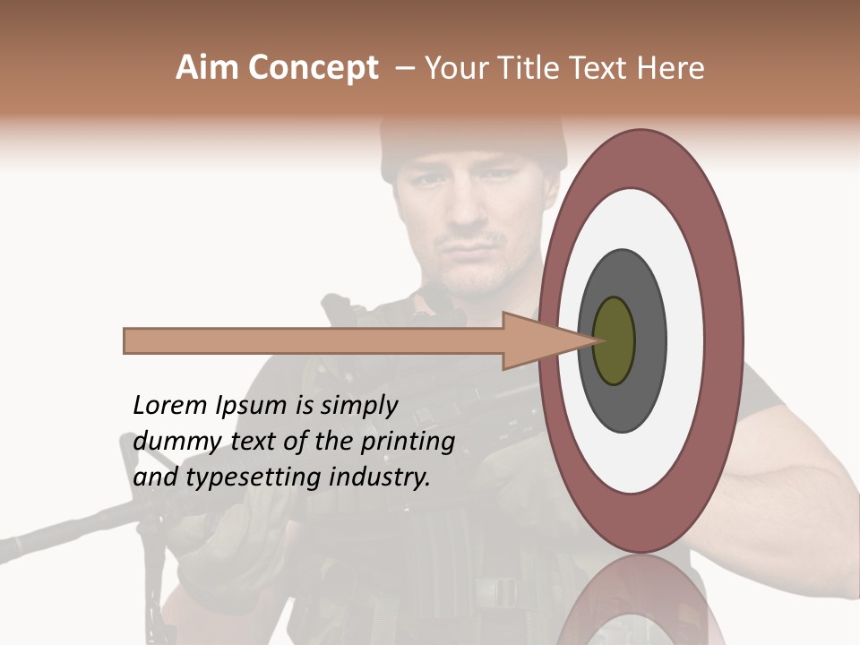 Male Portrait Man PowerPoint Template