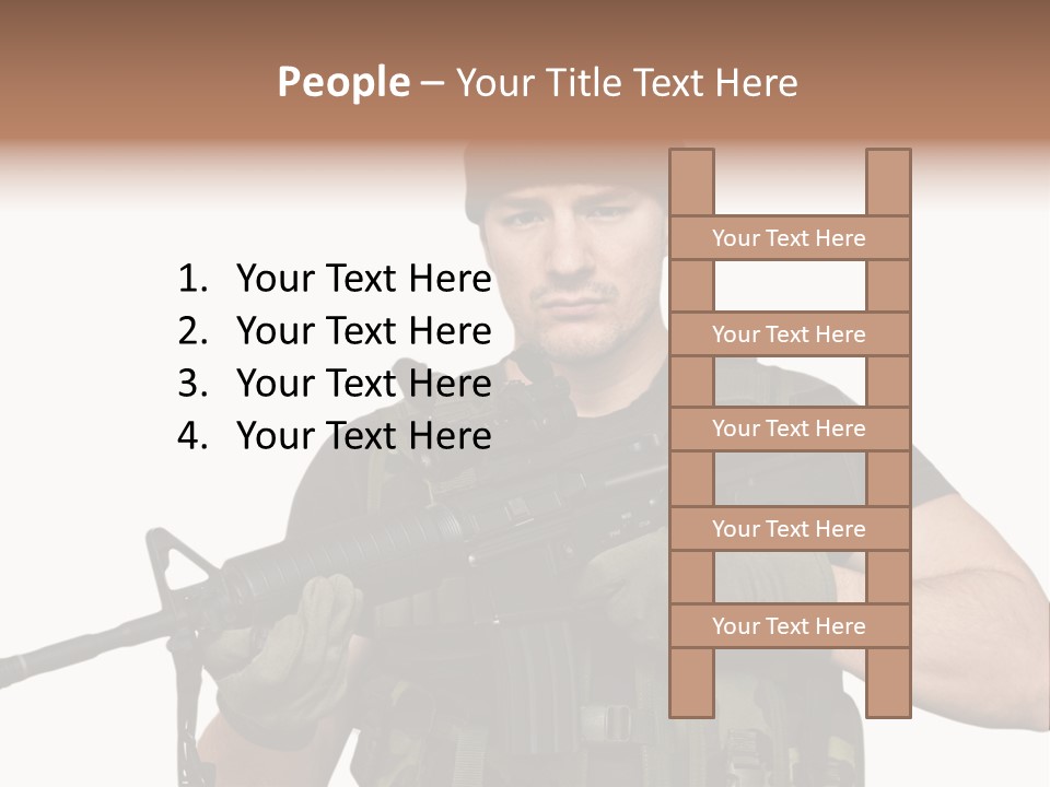 Male Portrait Man PowerPoint Template