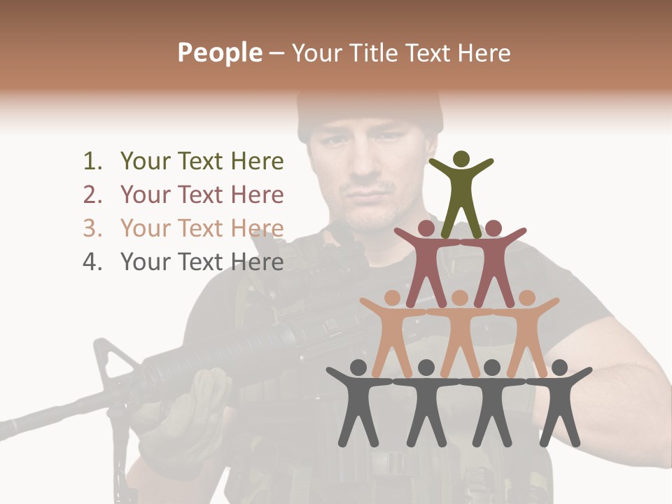 Male Portrait Man PowerPoint Template