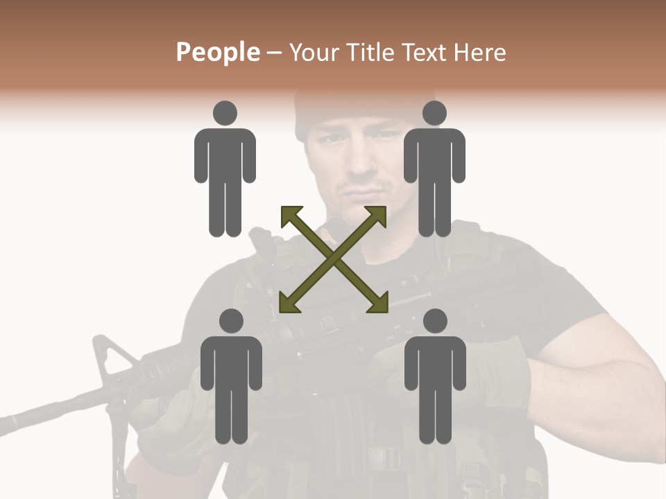 Male Portrait Man PowerPoint Template