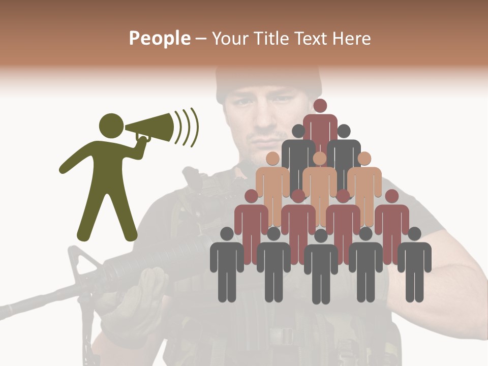 Male Portrait Man PowerPoint Template