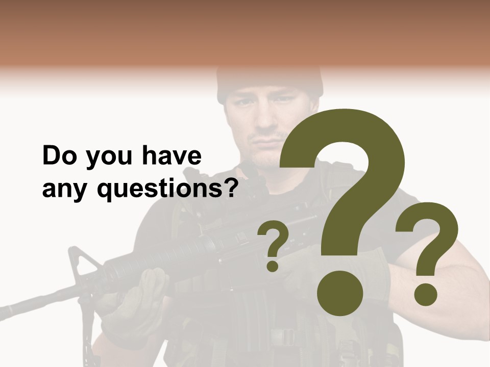 Male Portrait Man PowerPoint Template