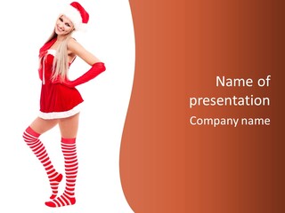 Laugh Slim Emotion PowerPoint Template