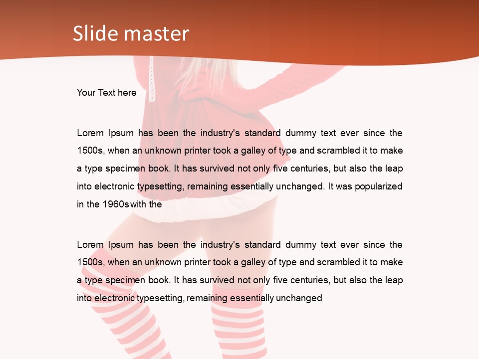 Laugh Slim Emotion PowerPoint Template