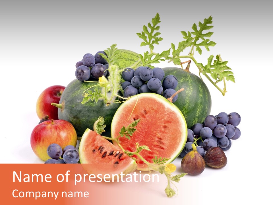 Eat Ripe Vitamin PowerPoint Template