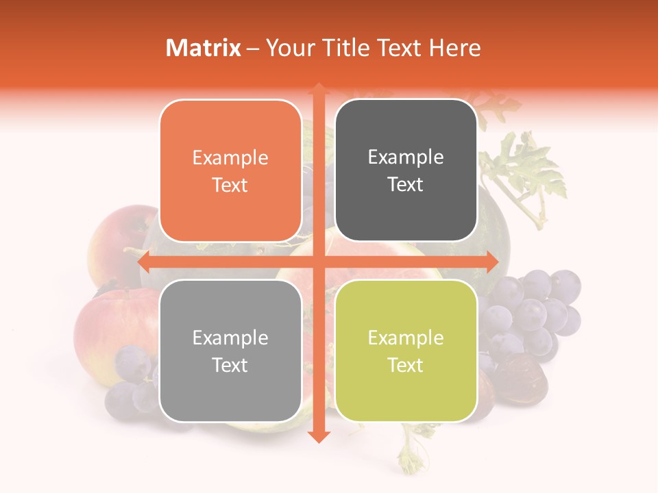 Eat Ripe Vitamin PowerPoint Template