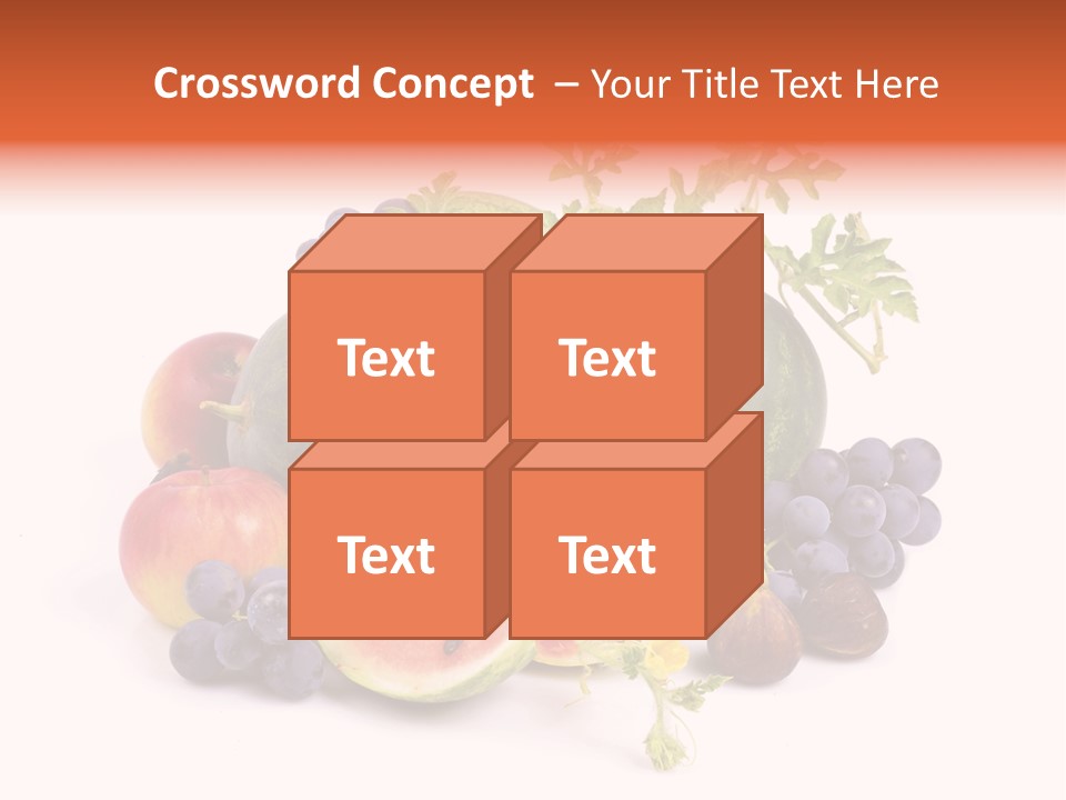 Eat Ripe Vitamin PowerPoint Template
