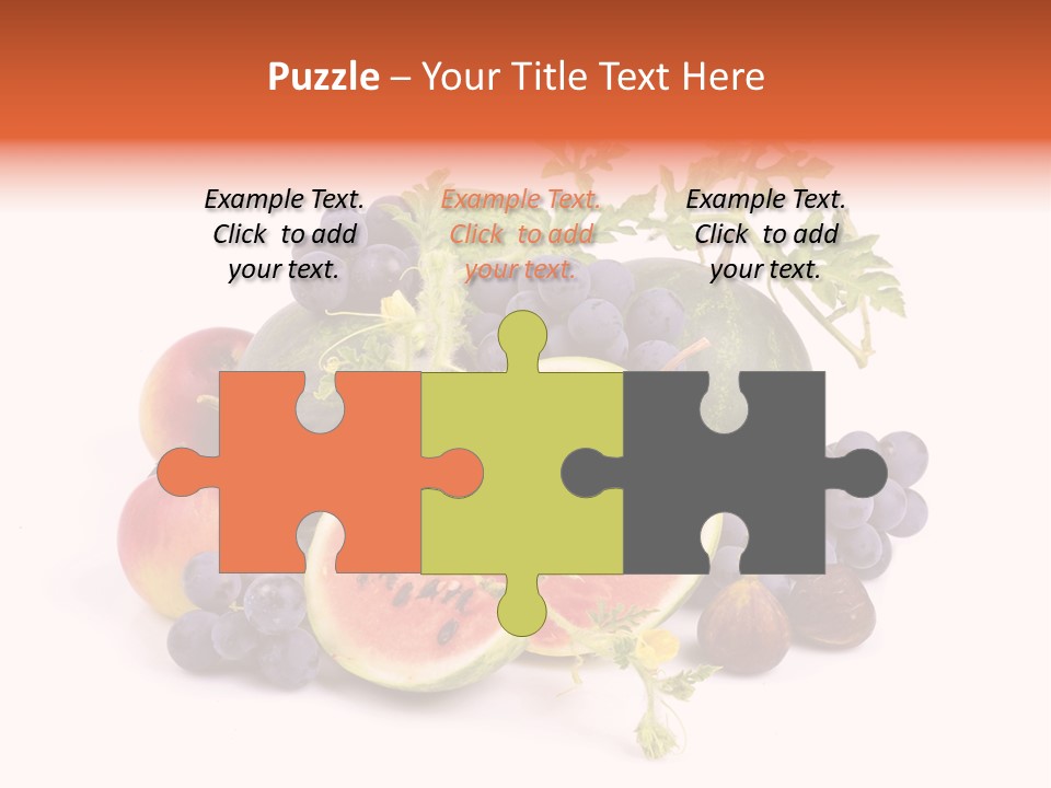 Eat Ripe Vitamin PowerPoint Template