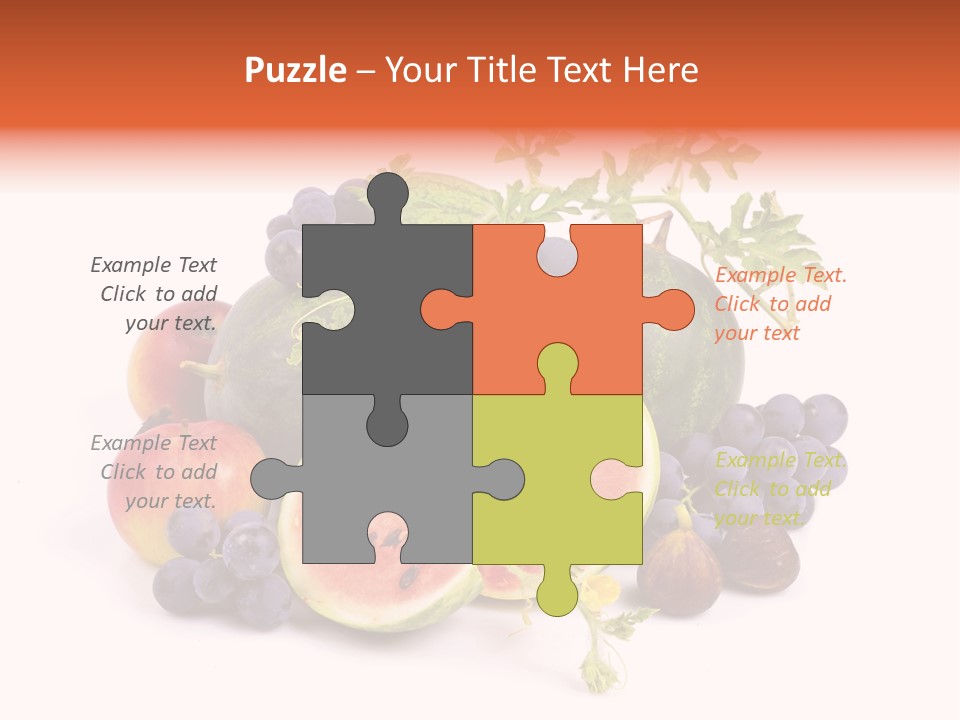 Eat Ripe Vitamin PowerPoint Template
