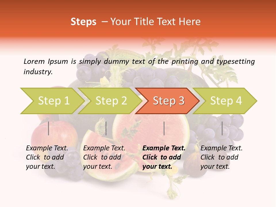 Eat Ripe Vitamin PowerPoint Template