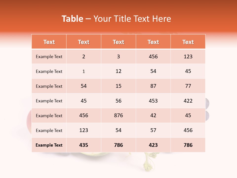 Eat Ripe Vitamin PowerPoint Template
