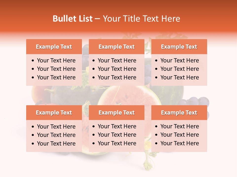 Eat Ripe Vitamin PowerPoint Template