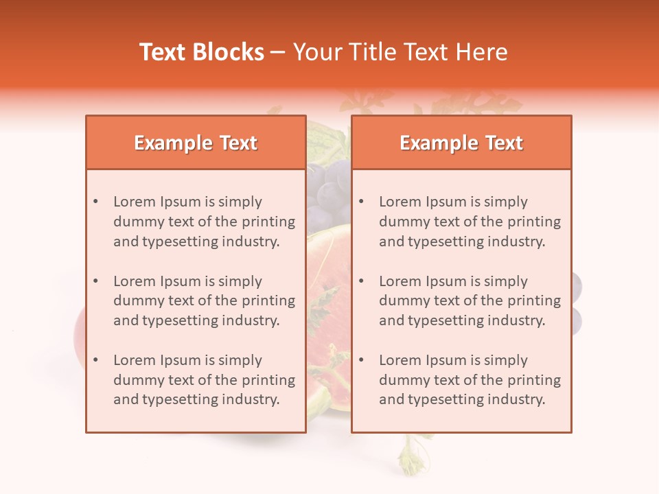 Eat Ripe Vitamin PowerPoint Template