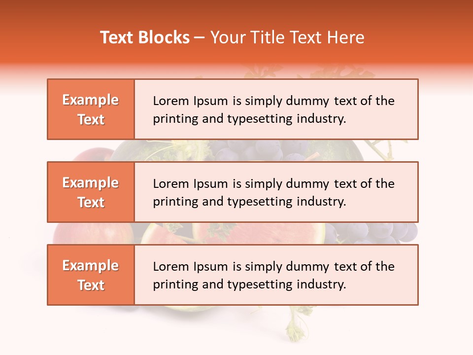 Eat Ripe Vitamin PowerPoint Template