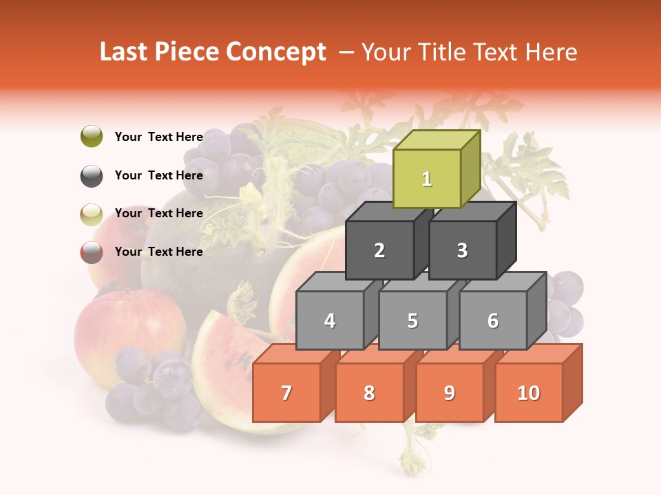 Eat Ripe Vitamin PowerPoint Template