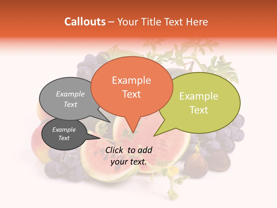 Eat Ripe Vitamin PowerPoint Template