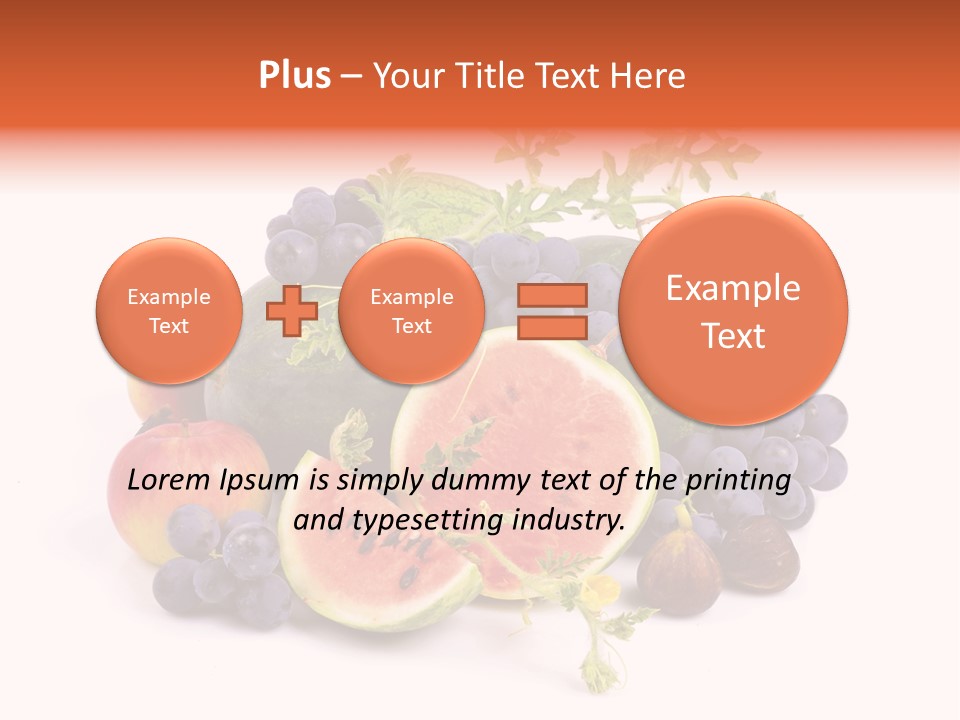 Eat Ripe Vitamin PowerPoint Template