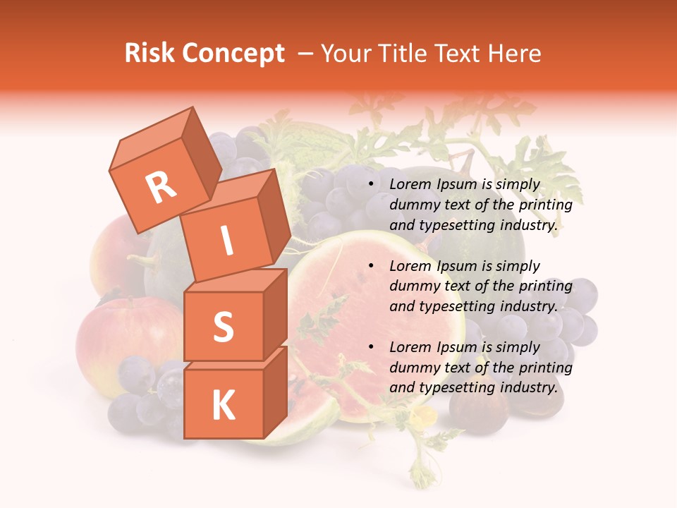 Eat Ripe Vitamin PowerPoint Template