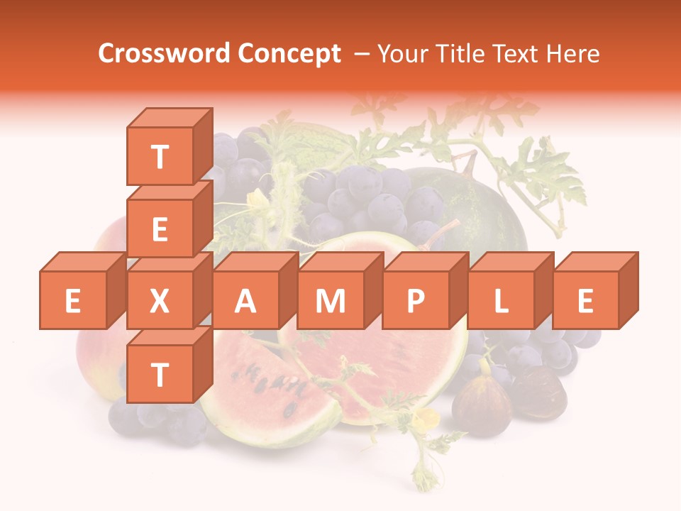 Eat Ripe Vitamin PowerPoint Template