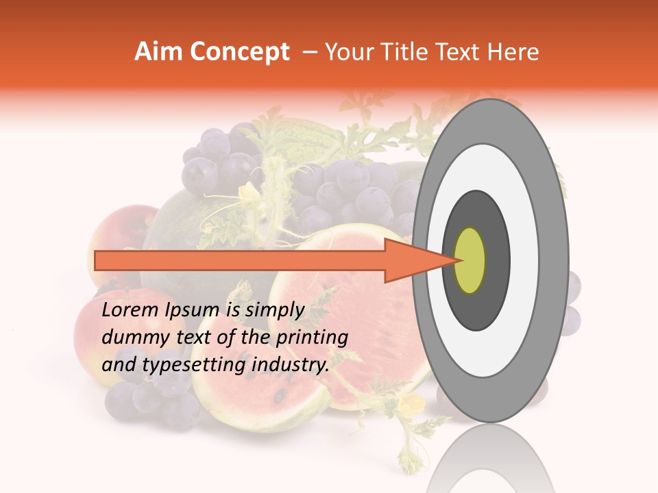 Eat Ripe Vitamin PowerPoint Template