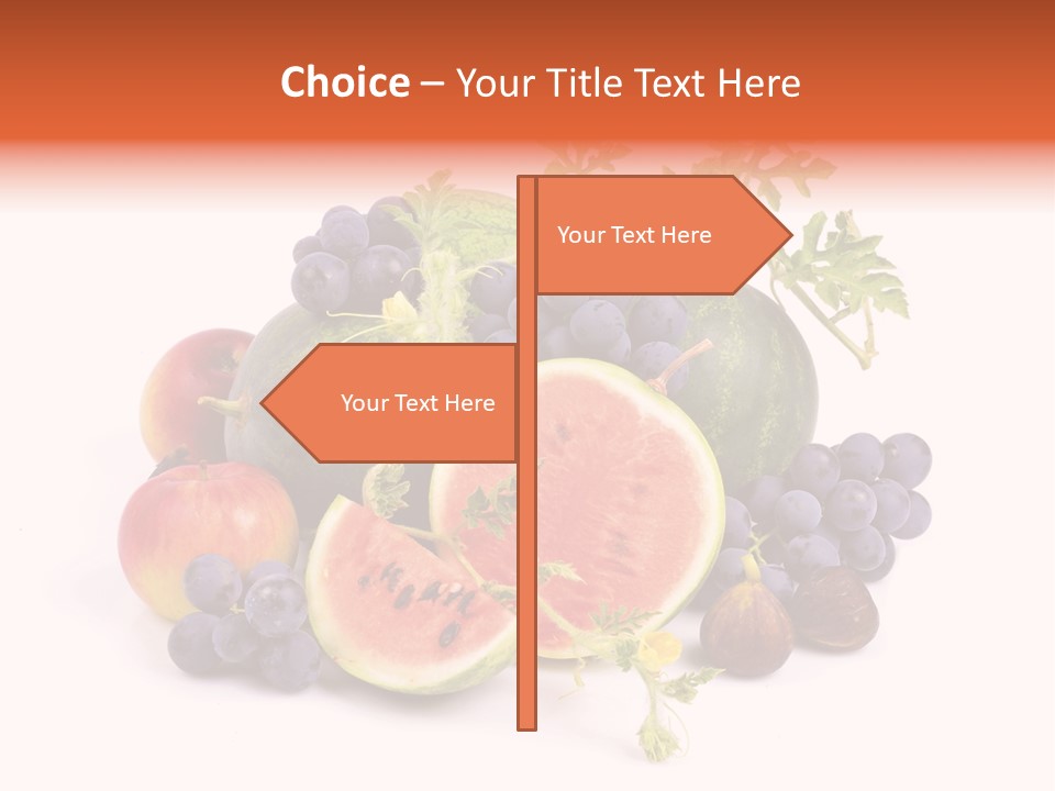Eat Ripe Vitamin PowerPoint Template