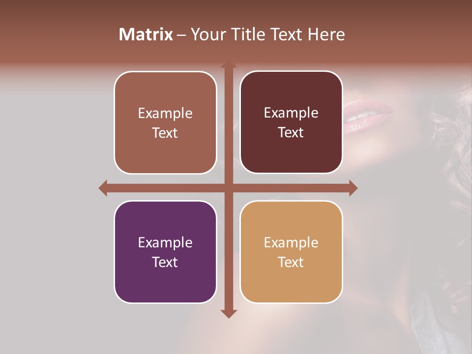 Luxury Girl Health PowerPoint Template