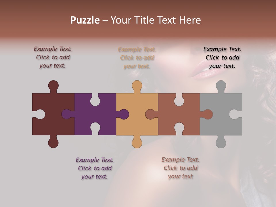 Luxury Girl Health PowerPoint Template