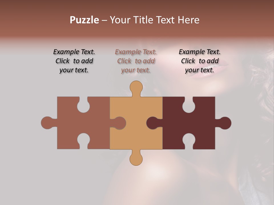 Luxury Girl Health PowerPoint Template