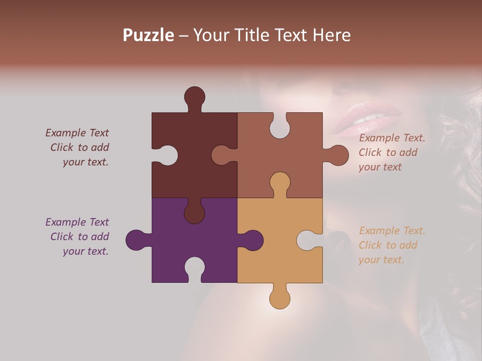 Luxury Girl Health PowerPoint Template