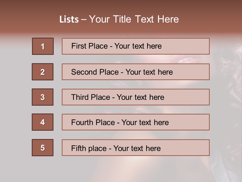 Luxury Girl Health PowerPoint Template